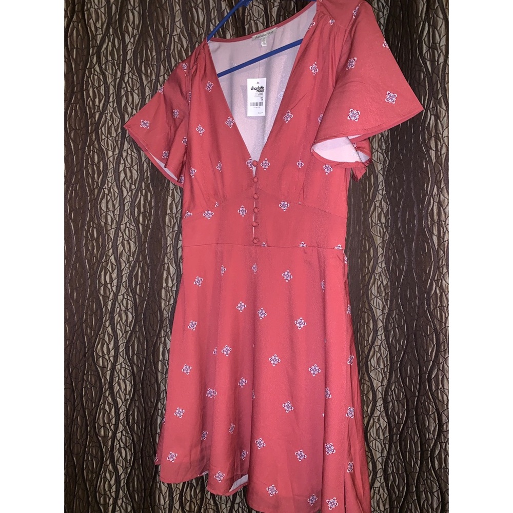 Charlotte Russe sleeve skater dress